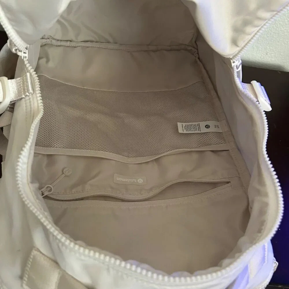 Lululemon City Adventurer Backpack Mini 10L White Opal Nylon Travel School Bag